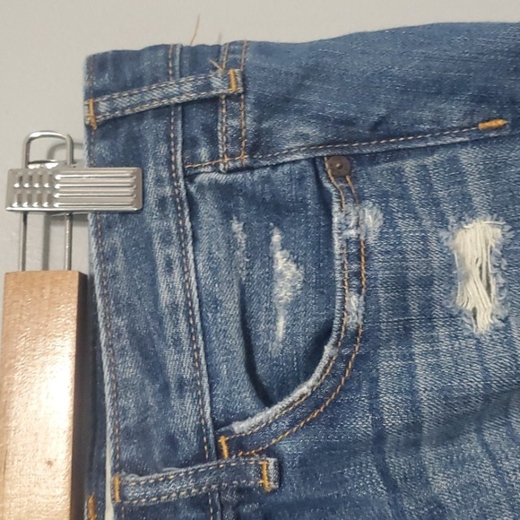 Abercrombie & Fitch jeans women's size 2 blue ripped destroyed holes Grunge - Picture 8 of 15
